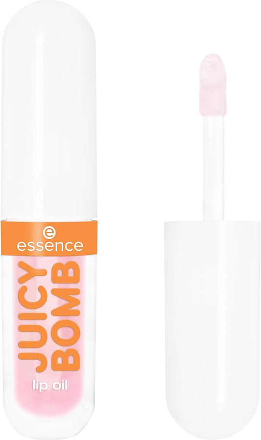 essence JUICY BOMB PARTY lip oil aceite labial, protector, con aceites, natural, brillante (2.4ml)