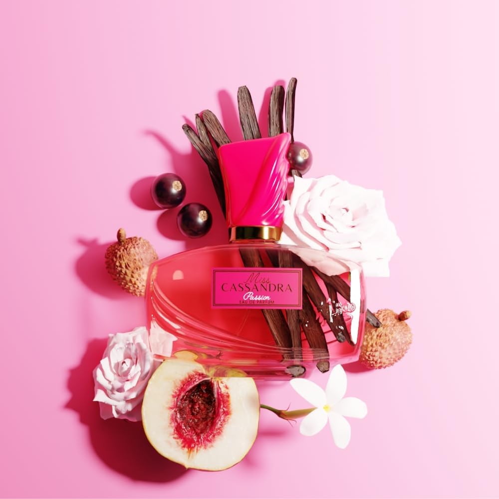 JEANNE ARTHES - Eau de Parfum Femme - Miss Cassandra Passion - Flacon vaporisateur 100 ml - Fabriqué en France à Grasse