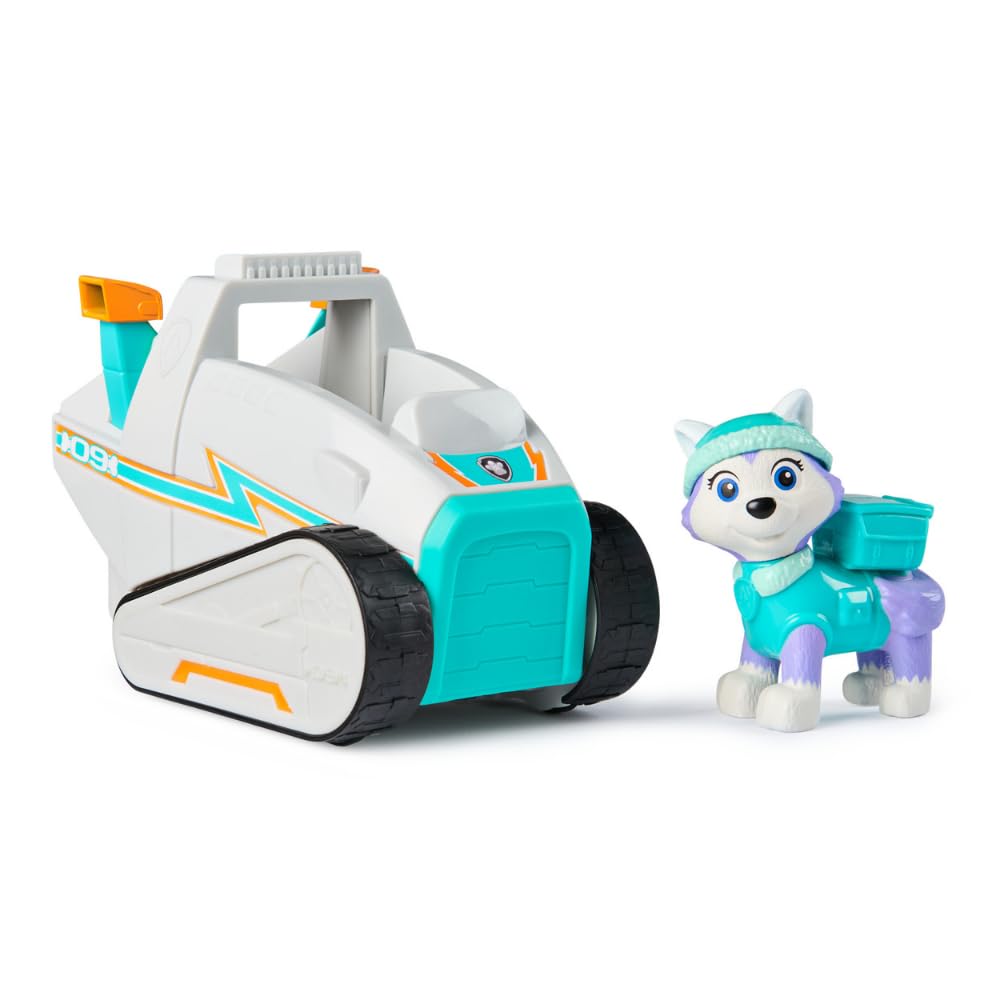 Paw Patrol - Pat Patrouille - Véhicule 15 Cm Et Figurine Liberty