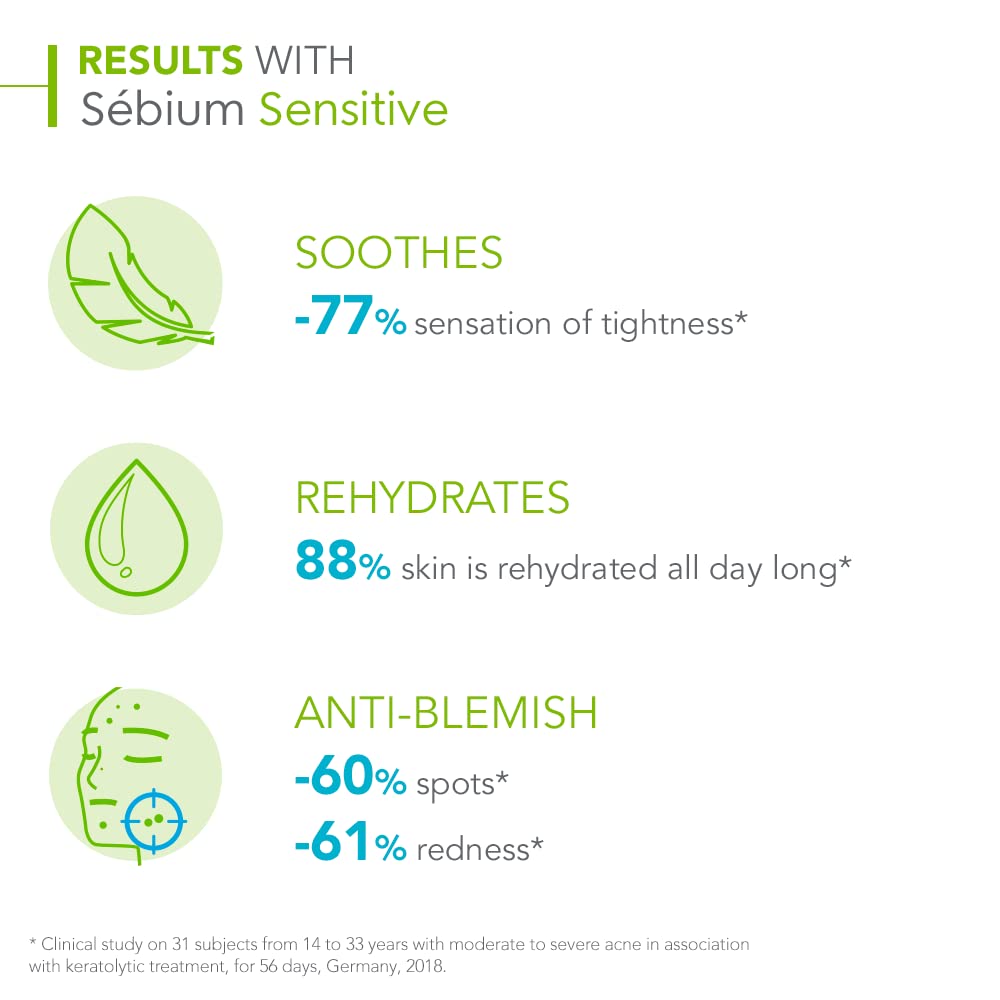 BIODERMA Sébium Sensitive Crème Anti-Imperfections, 30 ml