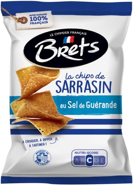SARRASIN NATURAL A LA SAL DE GUÉRANDE 120G, BRET'S, LOTE DE 3