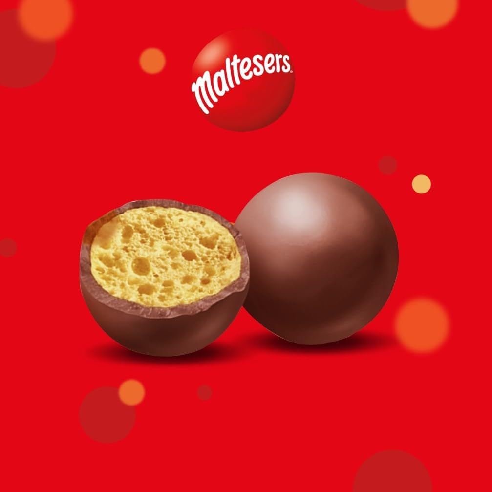 MALTESERS Bonbons Chocolat au Lait Cœur Croquant Format Partage 192,5g