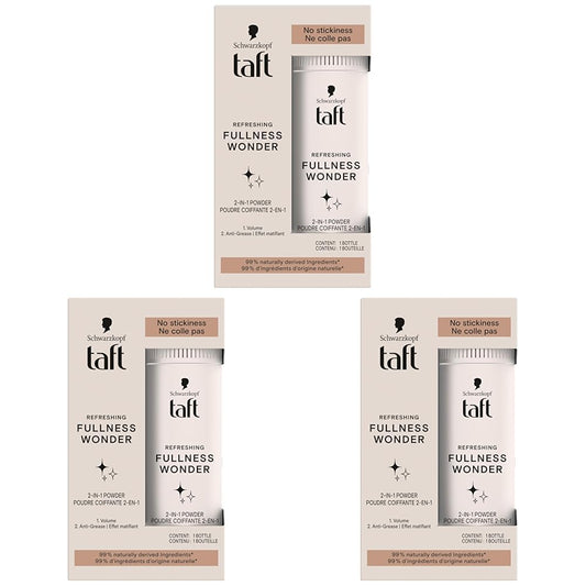 Taft Poudre Coiffante 2en1 10g Volume Instantané Matifiant Sans Residus