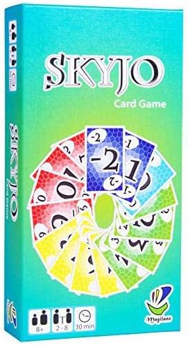 Magilano SKYJO, Jeu de Cartes Amusant pour Les Jeunes et Les Moins Jeunes, des soirées de Jeu Amusantes dans Le Cercle d'amis et de Famille.
