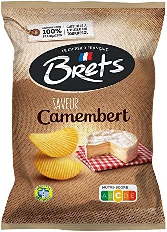 BRET'S - Patatas Fritas Sabor Camembert 125G - Pack De 4