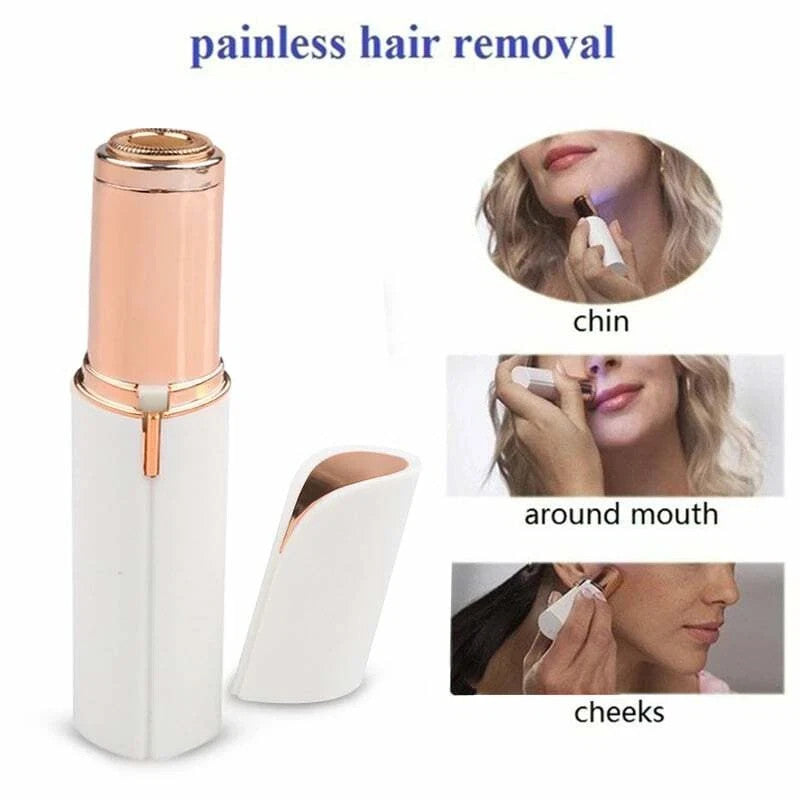 Mini Epilateur Facial Electrique Indolore Sécurisé Cou Jambe Epilation Rasoir