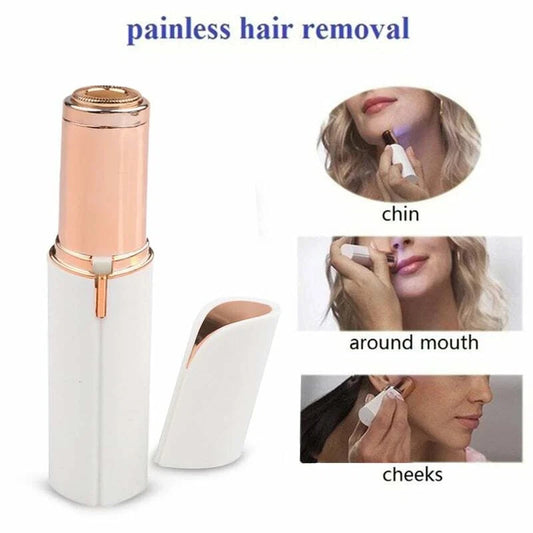 Mini Epilateur Facial Electrique Indolore Sécurisé Cou Jambe Epilation Rasoir