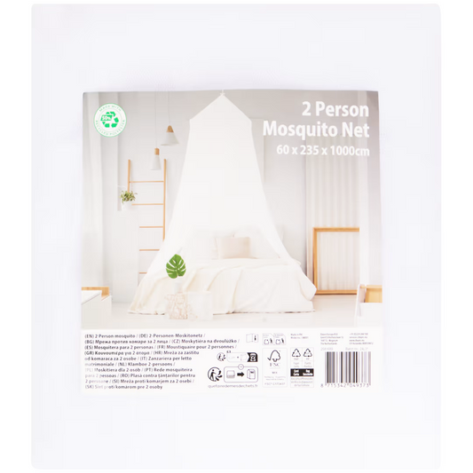 Moustiquaire lit 2 personnes Voile insecte moustique 60x235x1000 protège et cozy
