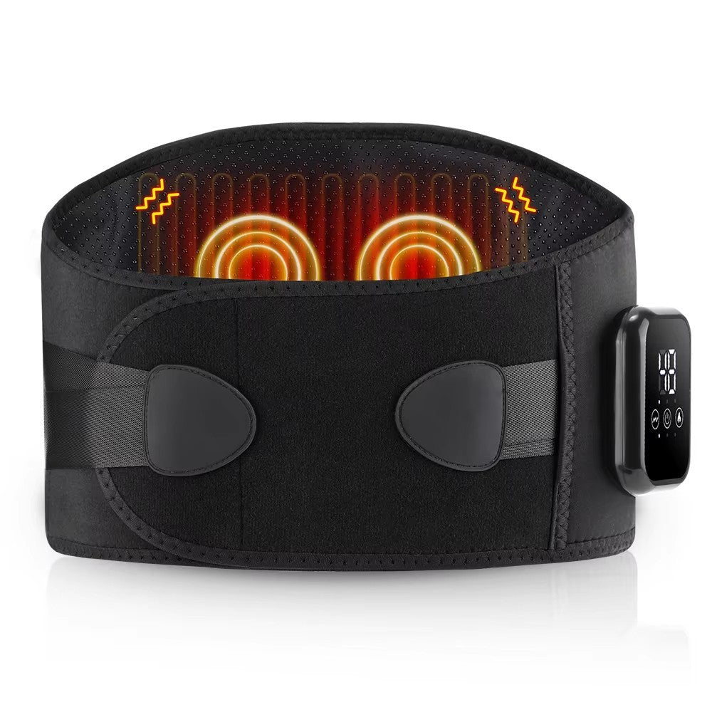 Massage Belt Electric Infrared Heated with Back Support Waist Vibration Massager
