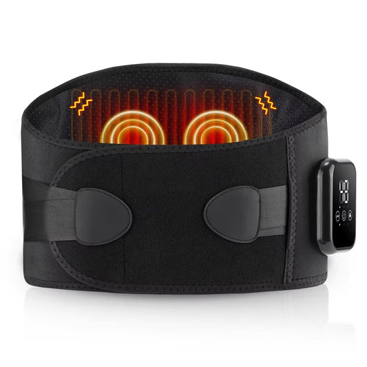 Massage Belt Electric Infrared Heated with Back Support Waist Vibration Massager