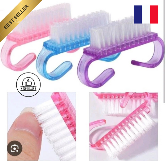 Brosse à Ongles Dépoussiérante Petite Taille Manucure Ongle Nail Art Gel UV LED