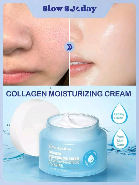 Crème Visage jour et nuit au collagène anti-âge, raffermit, fermeté, douceur 50g