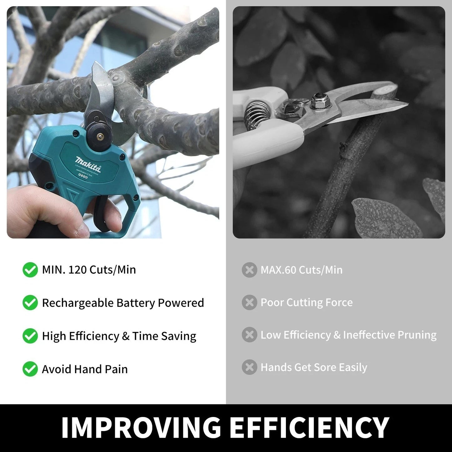 Makita 18v Professional Cordless Scissors Garden Pruning Shears Cutter Tool Only