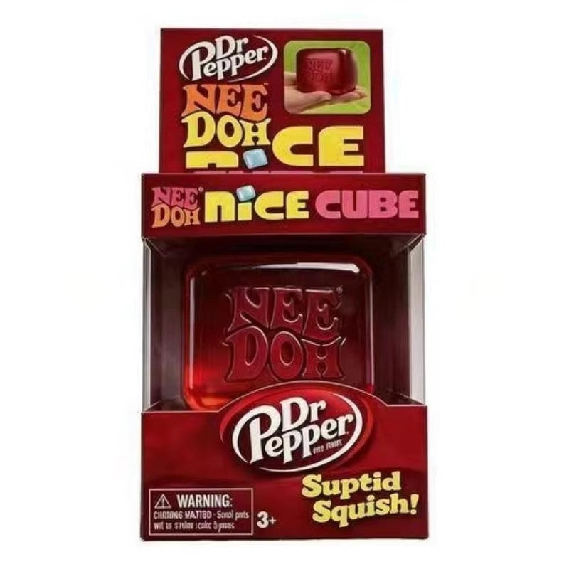 NeeDoh Nice Ice Baby Small Cube Fidget Squish Toy Nee Doh Mini Squeeze Ball NEW