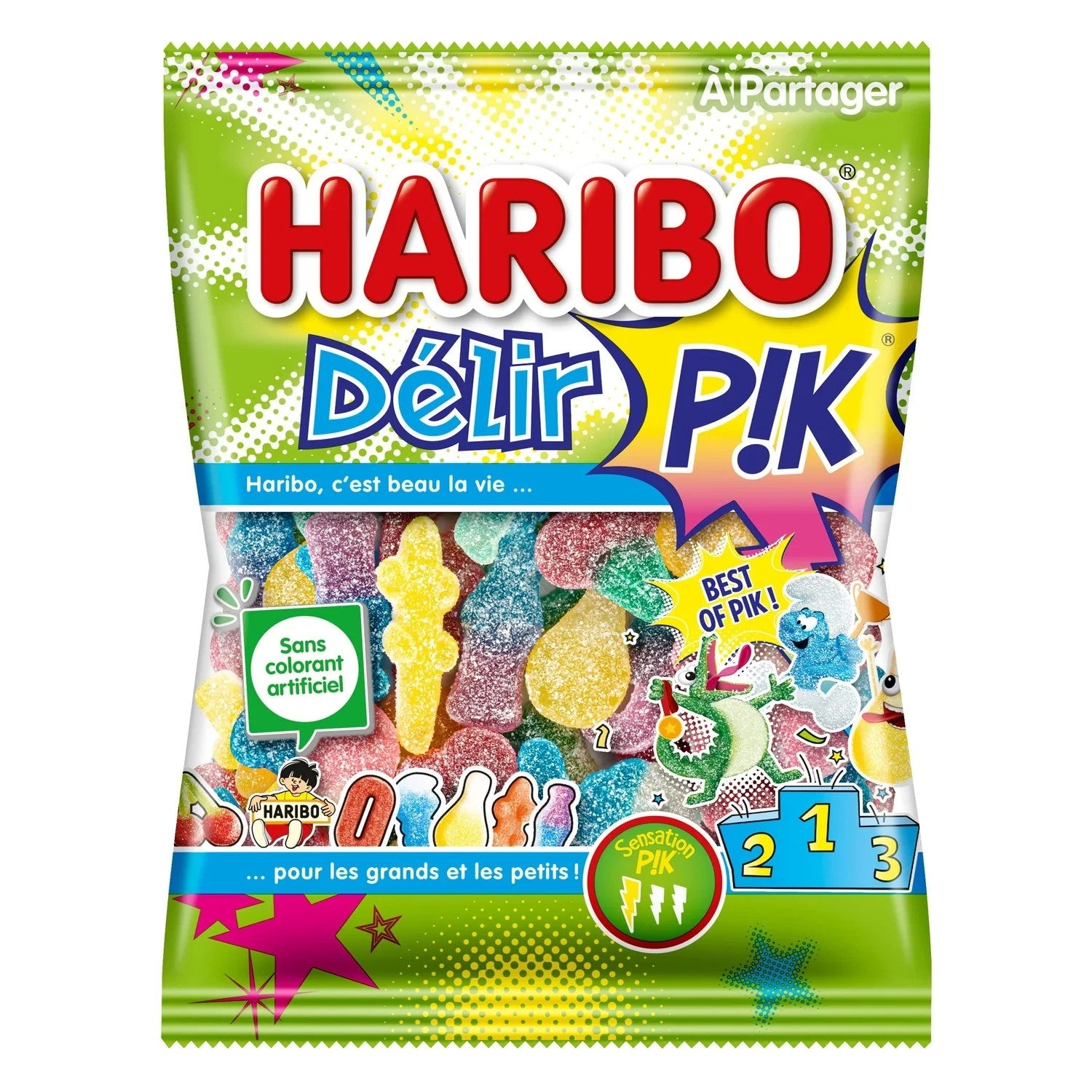 Haribo - Delir Pik - 1 Paquet de confiserie bonbons 250g