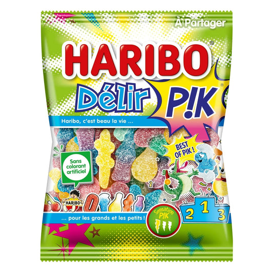 Haribo - Delir Pik - 1 Paquet de confiserie bonbons 250g