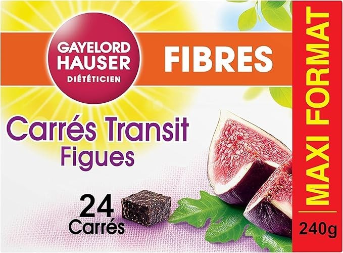GAYELORD HAUSER - Carrés Transit Figues et Fibres - Spécial Transit - x24