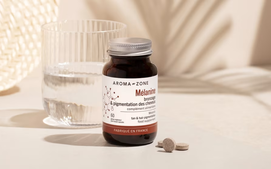 Aroma-Zone Mélanine 60 gélules Complément alimentaire bronzage et pigmentation
