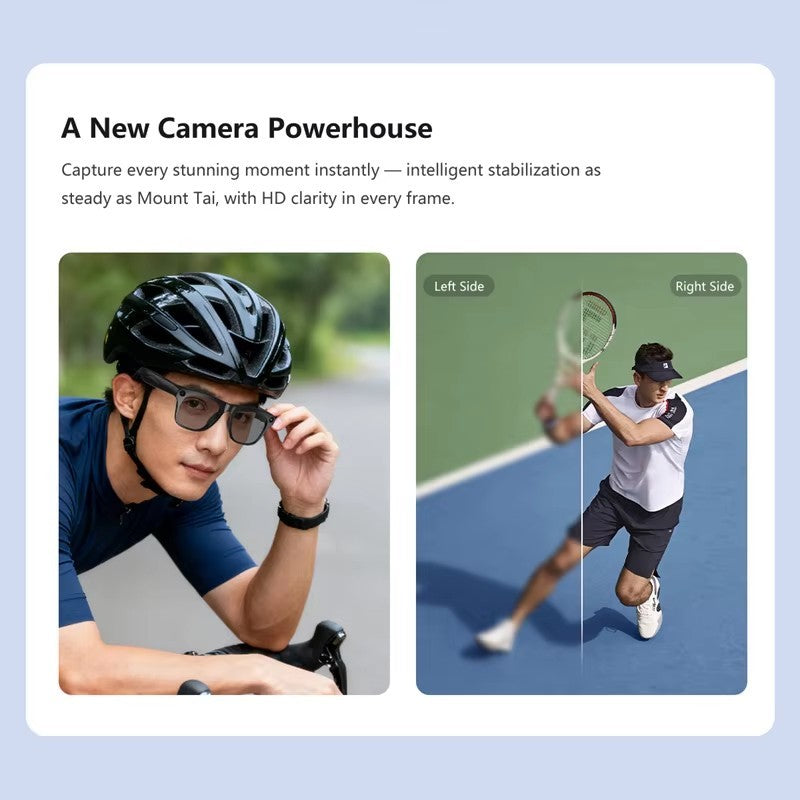 AI Smart Glasses 2026 HD Camera Video Recording Translation Bluetooth Photochrom