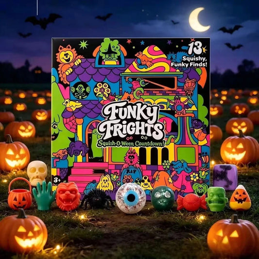 Calendrier de halloween NeeDoh 2026 – Compte à rebours, boîte surprise x13