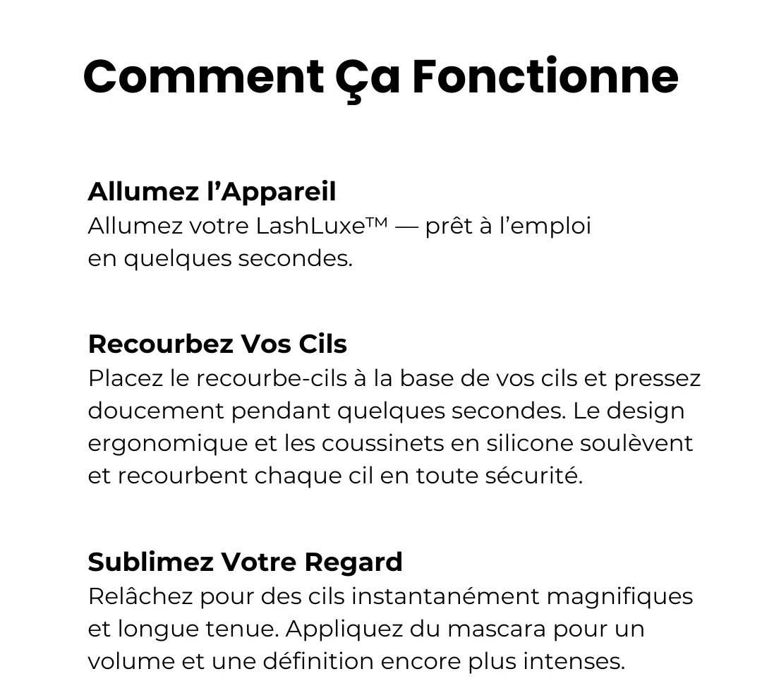 Recourbe-cils Chauffant Recourbe-Cils Électrique USB Rechargeable blanc