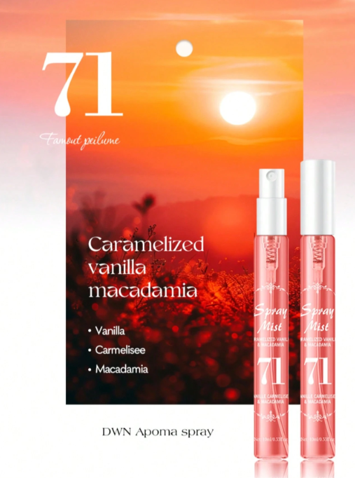 Coffret Cadeau Brume Corporelle Parfumée pour Femme (5x10ml), Idée Cadeau sol de