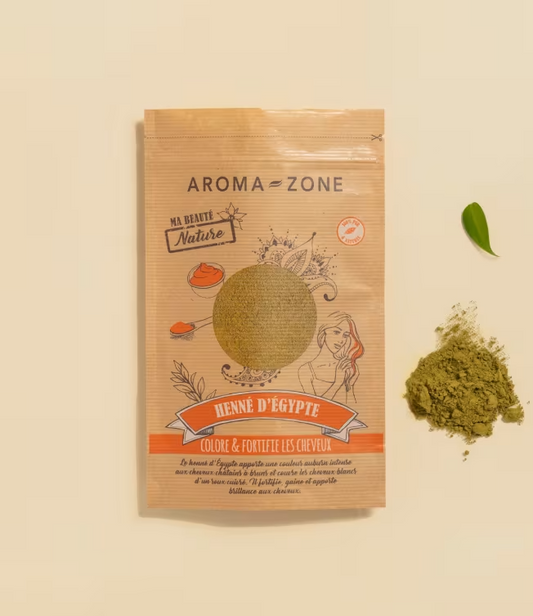 Henné d'Egypte BIO - Aroma Zone Colorant capillaire végétal - 250G Neuf