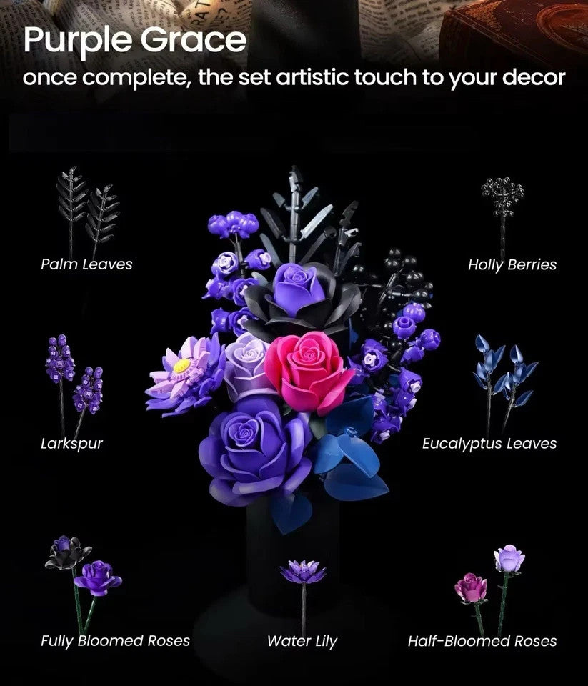 Jeux Assemblage Décoration  Fleurs Bouquet Éternel  , Jeux Adultes Et Enfant