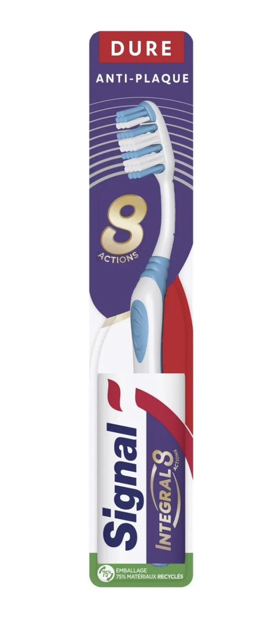 Brosse à dents Integral 8 Soin Complet Dure SIGNAL la brosse à dents