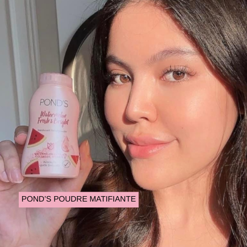 Pond’s Watermelon Fresh & Bright – Poudre Translucide matifiante Visage 45g thaï