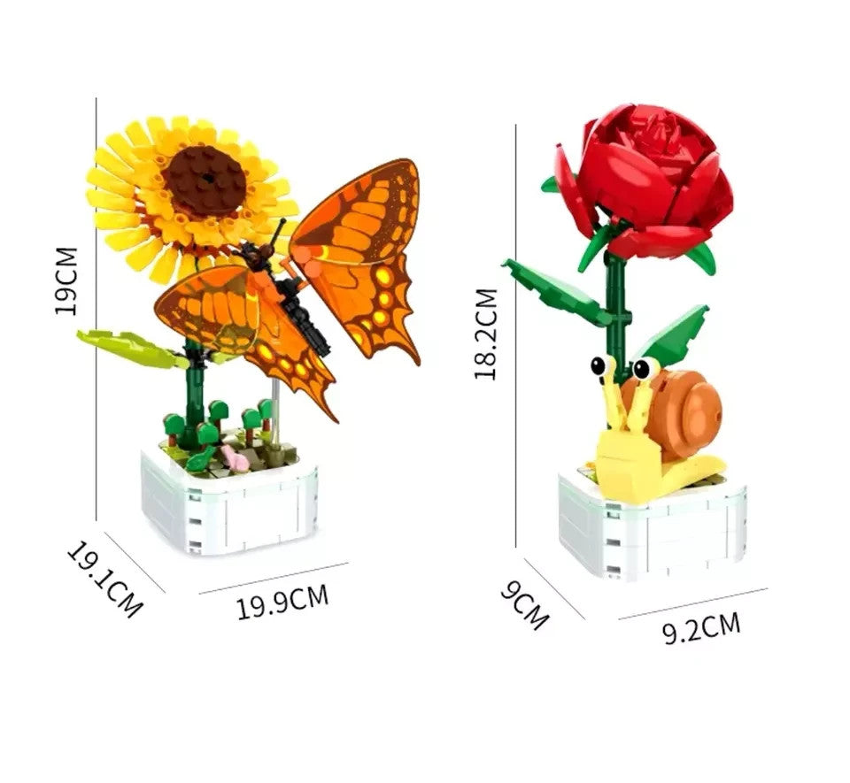 Jeux Assemblage Décoration Fleurs Mini Insect  , Jeux Adultes Et Enfant aléatoir