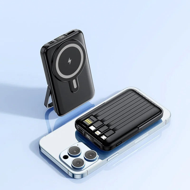 Portable Magnetic Power Bank Wireless Charger for iPhone Xiaomi Fast Charge lot