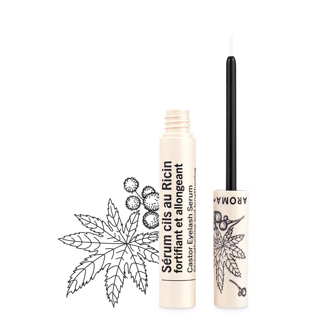 Aroma-zone Sérum cils fortifiant au Ricin BIO nourrissant super efficace - 6ML