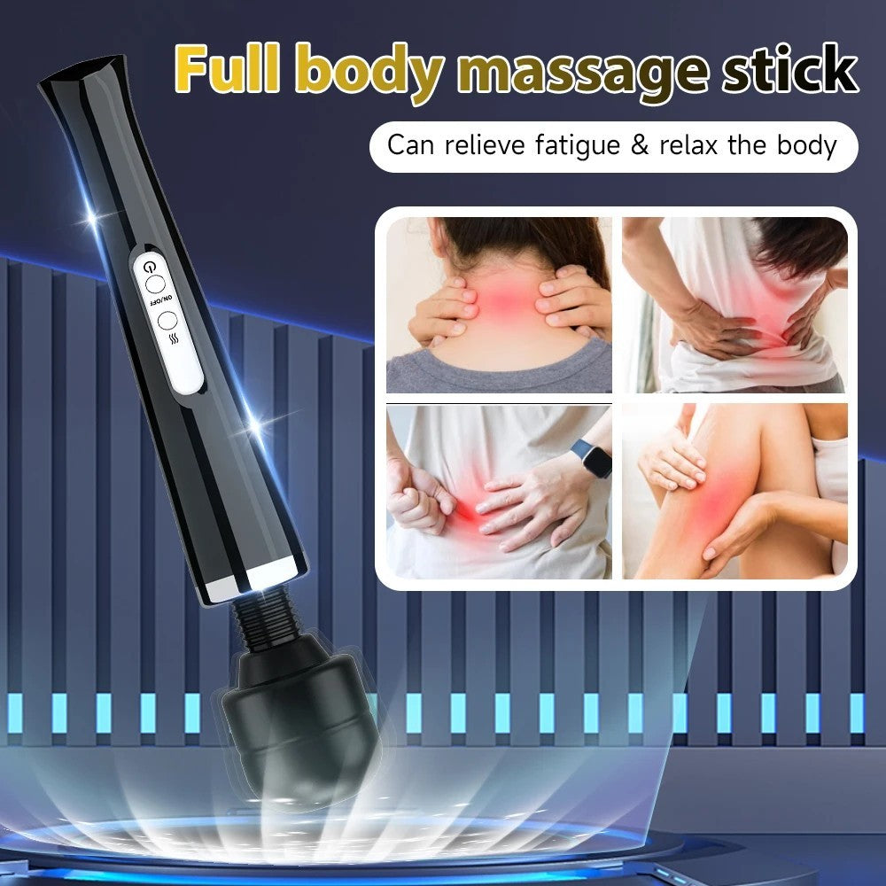 Handheld Massager Wand Vibrating Massage Magic Full Body Therapy Motor 20 Speed