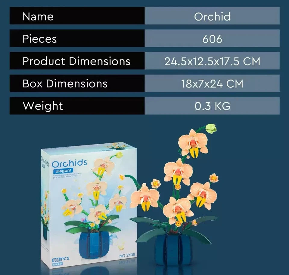 Jeux Assemblage Décoration Fleurs Bouquet Orchidee , Jeux Adultes Et Enfant