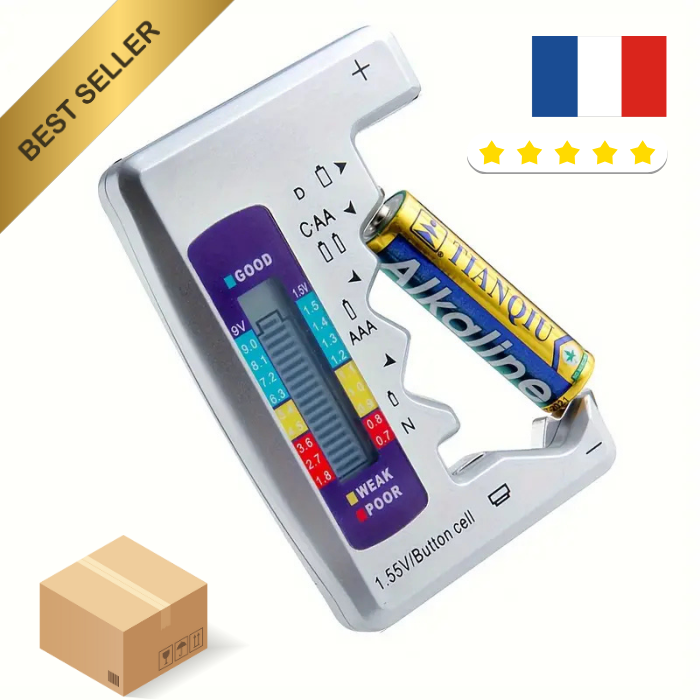 Testeur De Charge De Batterie Numérique, Analyseur De Capacité Pile Digital Test