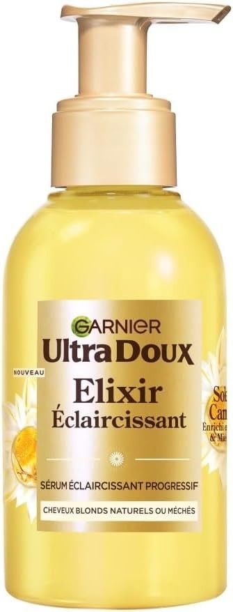 Garnier Ultra Doux Élixir Éclaircissant Progressif Blond Camomille Miel 120ml