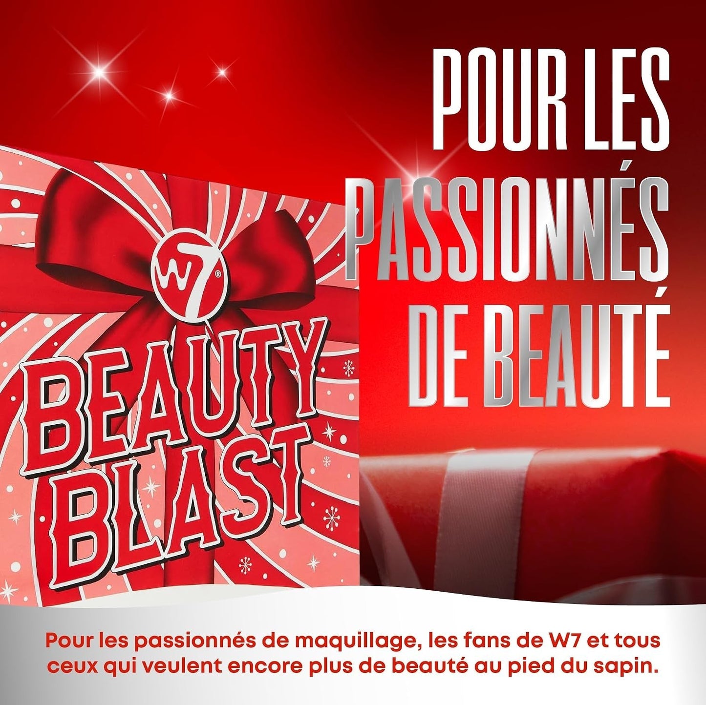 W7 Beauty Blast Calendrier de l'Avent 2026 NEUF – 24 surprises maquillage