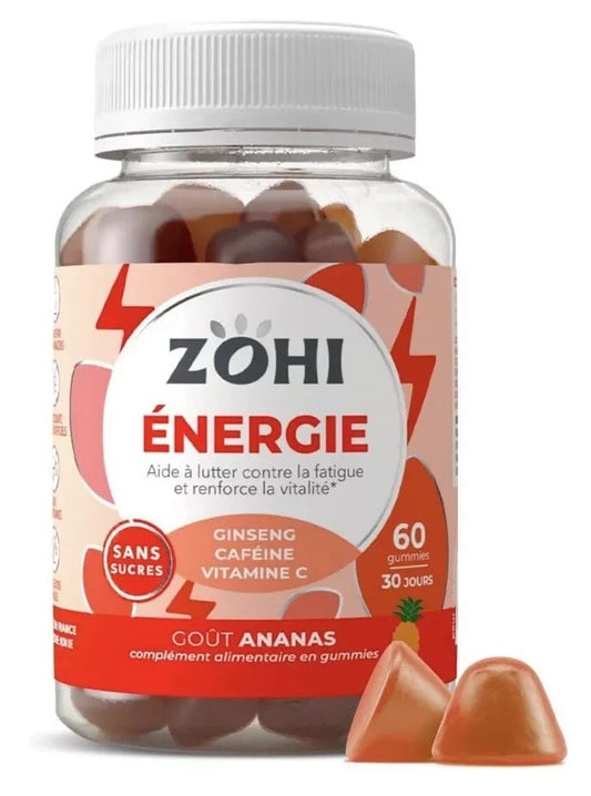 Complément alimentaire gommes ZOHI énergie (60)