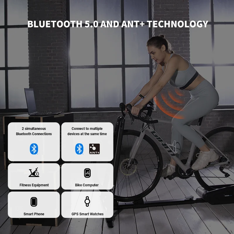 COOSPO H9Z Heart Rate Monitor Chest Strap Bluetooth ANT+ 200+ App Compatible