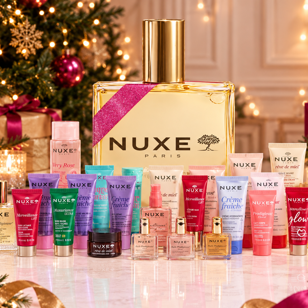 Calendrier de l'Avent Nuxe XXL Huile Prodigieuse 24 Soins Visage Corps Cheveux