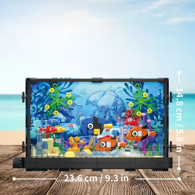 Jeux Assemblage Décoration Style aquarium, poisson, Jeux Adultes Et Enfant