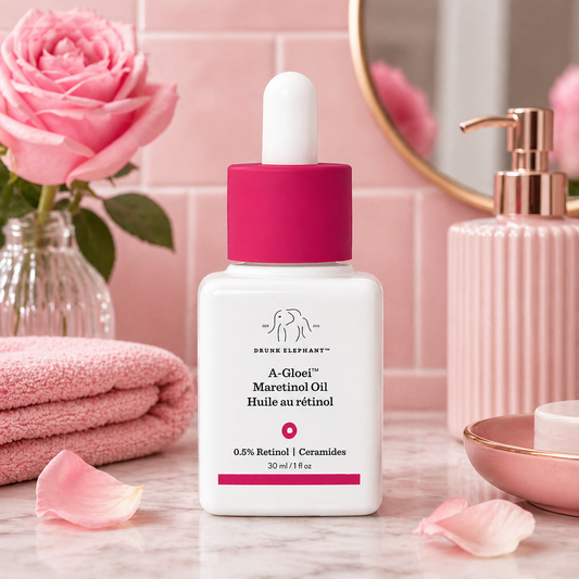 Huile visage Drunk Elephant A-GLOEI MARETINOL 30 ml rétinol et céramides