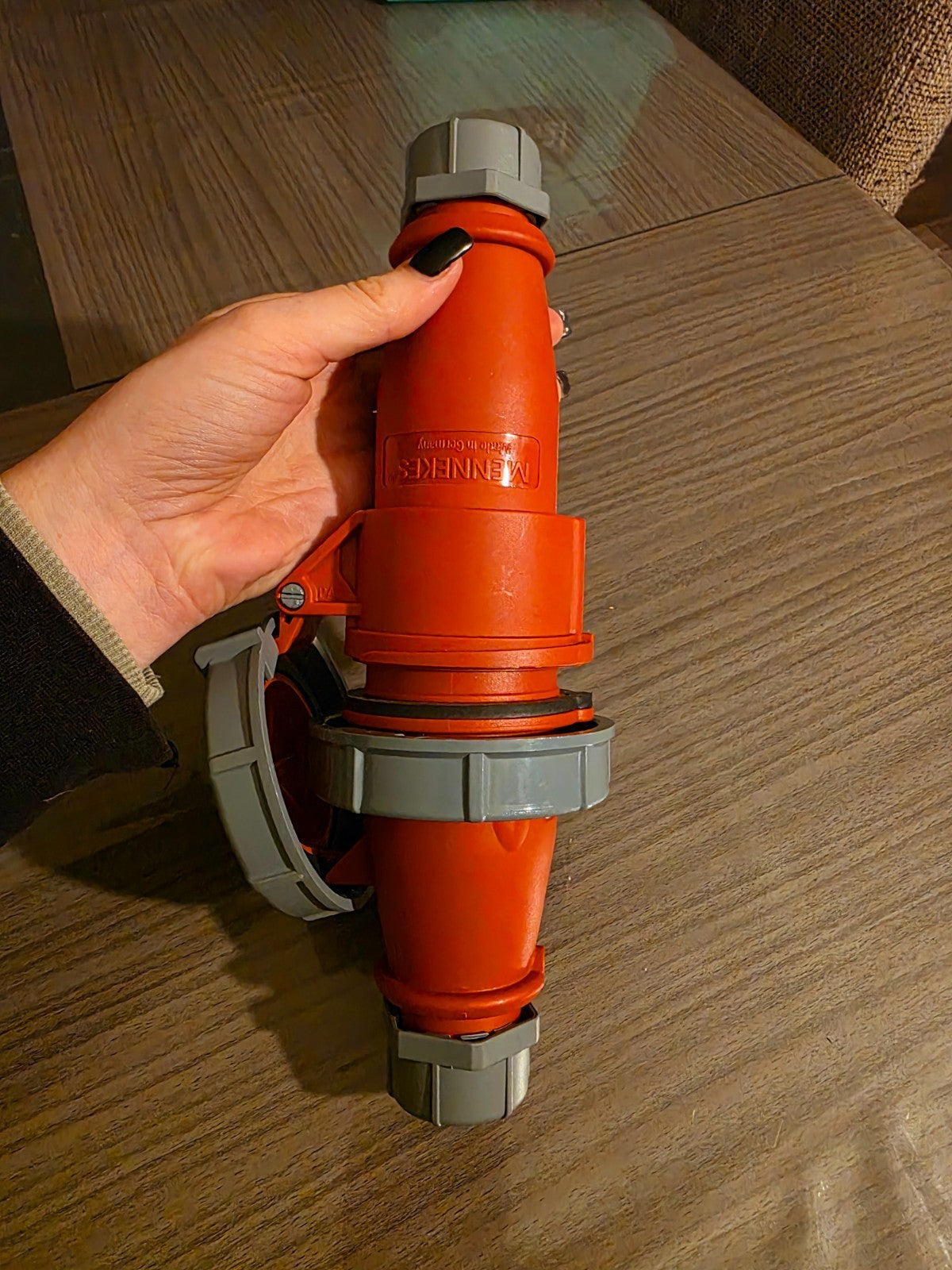 Lot connecteurs industriels MENNEKES – Mâle + Femelle – IP67 – 16A, 6h Type 550