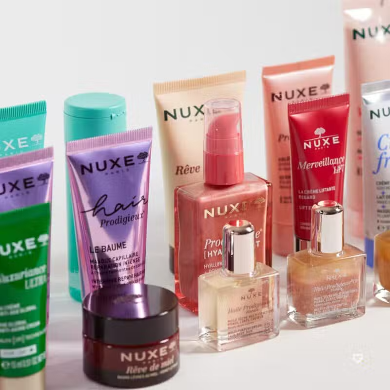 Calendrier de l'Avent Nuxe XXL Huile Prodigieuse 24 Soins Visage Corps Cheveux