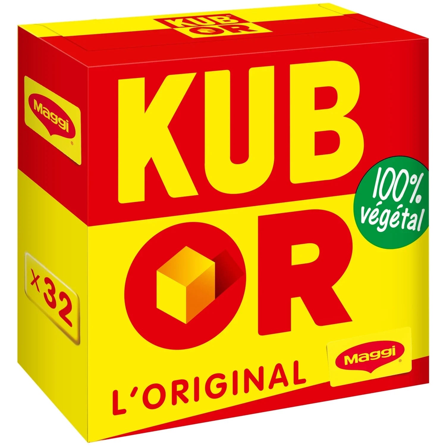 Bouillon en cubes KUB OR la boite de 32 cubes - 128 g