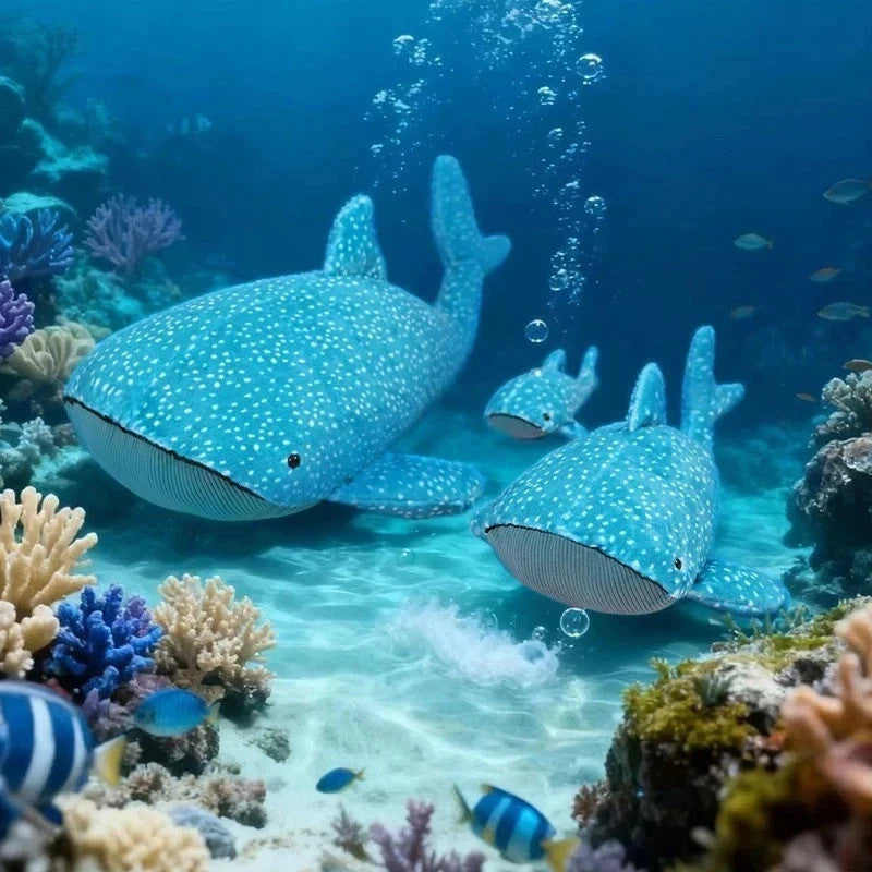 Gobfrey Whale Shark Plush 20cm  New with Dust Bag & Tag, Ultra Soft US