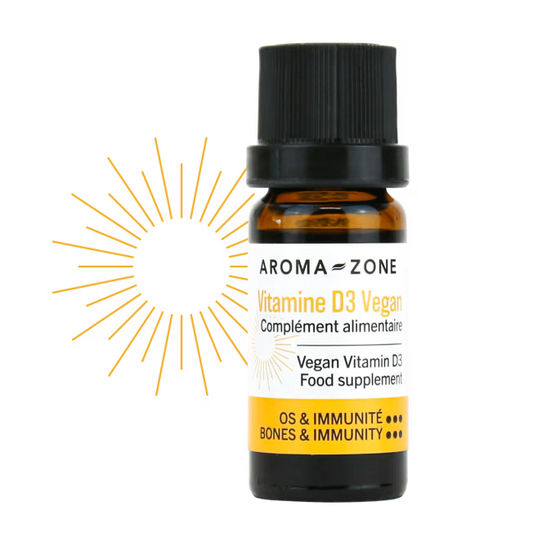 Vitamine D3 Vegan - 10ML - Complément alimentaire - calcium - intestin -