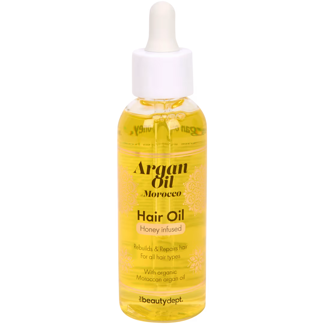 Huile d’Argan du Maroc – Hair Oil infusé au Miel – Réparatrice & Nourrissante
