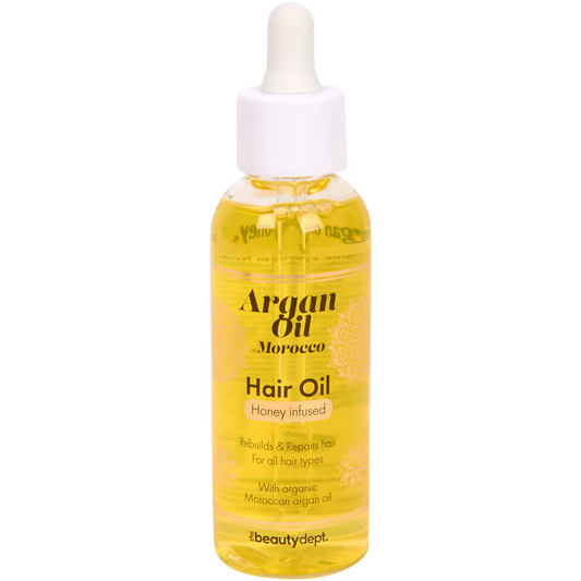 Huile d’Argan du Maroc – Hair Oil infusé au Miel – Réparatrice & Nourrissante